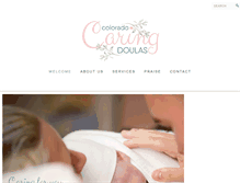 Tablet Screenshot of coloradocaringdoulas.com